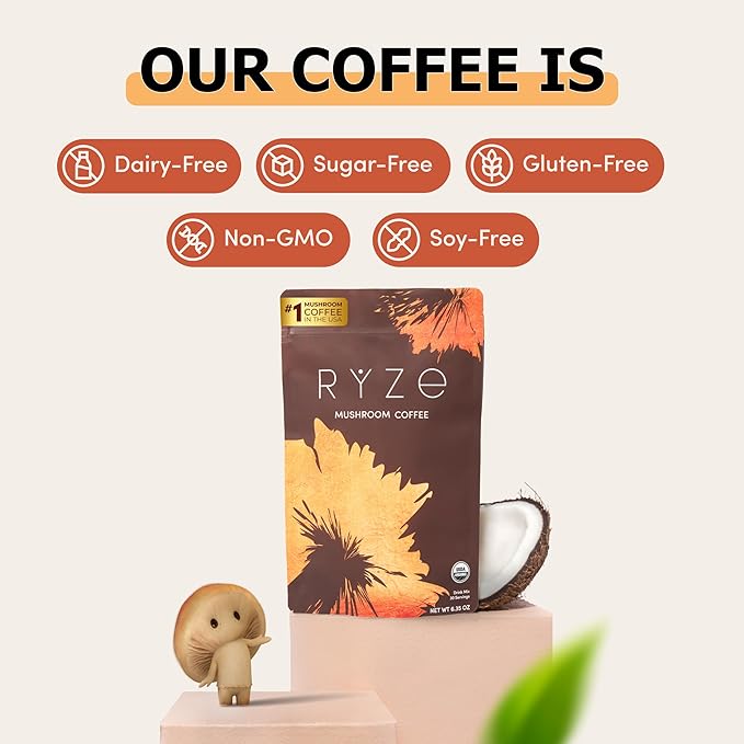 RYZE COFFEE ☕👑 – El Café 6 en 1 que Transforma tu Energía, Mente y Salud